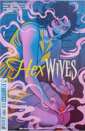 Hex Wives 4 published by DC/Vertigo with cover art by Paulina Ganucheau