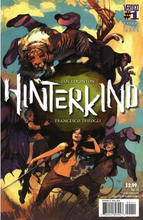 Hinterkind 1 published by DC/Vertigo with cover art by Greg Tocchini