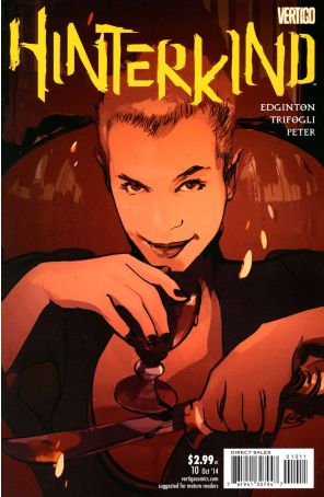 Hinterkind 10 published by DC/Vertigo with cover art by Greg Tocchini