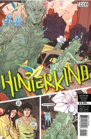 Hinterkind 12 published by DC/Vertigo with cover art by Marguerite Sauvage
