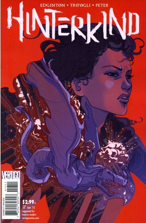 Hinterkind 17 published by DC/Vertigo with cover art by Marguerite Sauvage