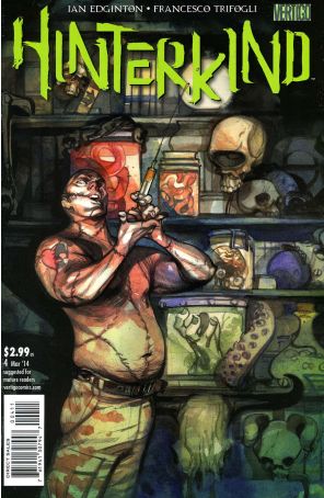 Hinterkind 4 published by DC/Vertigo with cover art by Greg Tocchini