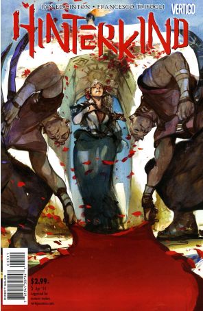 Hinterkind 5 published by DC/Vertigo with cover art by Greg Tocchini