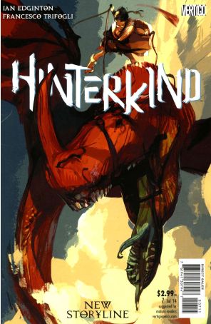 Hinterkind 7 published by DC/Vertigo with cover art by Greg Tocchini