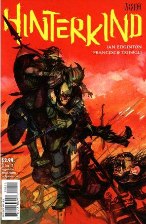 Hinterkind 9 published by DC/Vertigo with cover art by Greg Tocchini