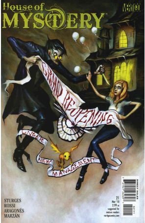 House of Mystery (2nd Series) 21 published by DC/Vertigo with cover art by Esao Andrews