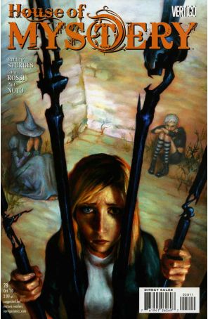 House of Mystery (2nd Series) 28 published by DC/Vertigo with cover art by Esao Andrews