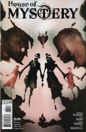 House of Mystery (2nd Series) 34 published by DC/Vertigo with cover art by Esao Andrews