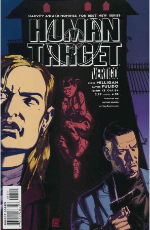 Human Target (2nd Series) 13 published by DC/Vertigo with cover art by John Watkiss