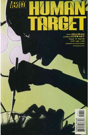 Human Target (2nd Series) 17 published by DC/Vertigo with cover art by John Watkiss