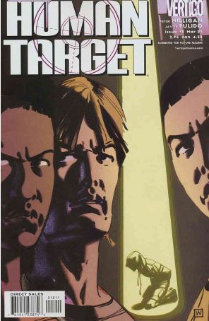 Human Target (2nd Series) 18 published by DC/Vertigo with cover art by John Watkiss