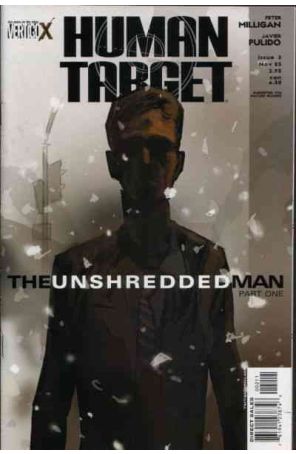 Human Target (2nd Series) 2 published by DC/Vertigo with cover art by Javier Pulido