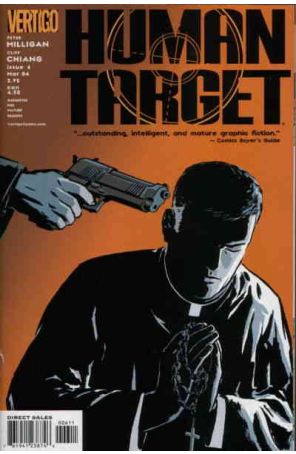Human Target (2nd Series) 6 published by DC/Vertigo with cover art by Cliff Chiang