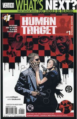 Human Target 1 (2nd) published by DC/Vertigo with cover art by Tim Bradstreet
