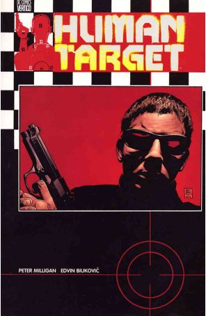 Human Target TPB 1 published by DC/Vertigo with cover art by Tim Bradstreet