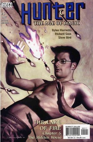 Hunter: The Age of Magic 5 published by DC/Vertigo with cover art by John Bolton
