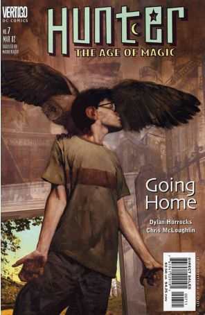 Hunter: The Age of Magic 7 published by DC/Vertigo with cover art by Jon Foster
