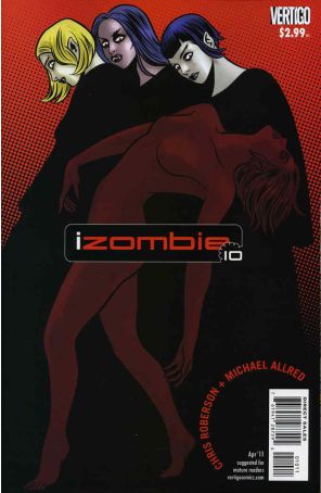 I, Zombie 10 published by DC/Vertigo with cover art by Micheal Allred