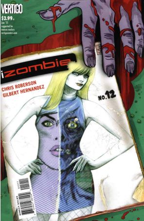 I, Zombie 12 published by DC/Vertigo with cover art by Micheal Allred