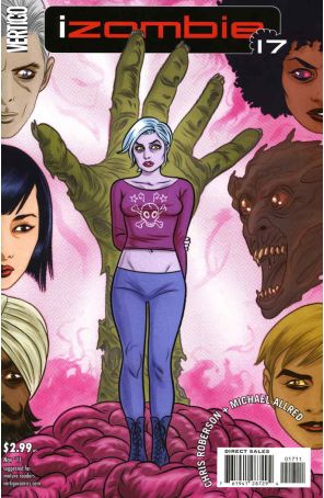 I, Zombie 17 published by DC/Vertigo with cover art by Micheal Allred