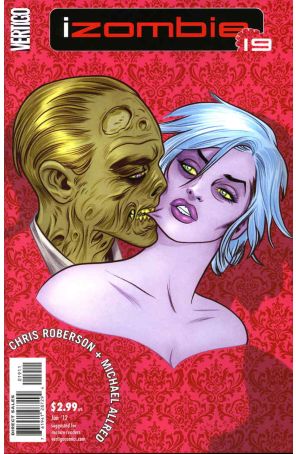 I, Zombie 19 published by DC/Vertigo with cover art by Mike Allred