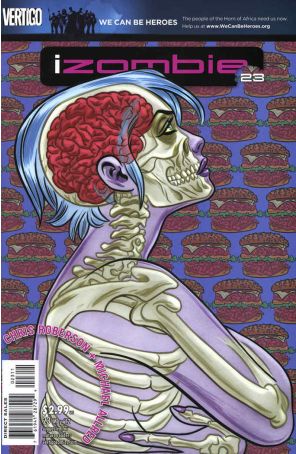 I, Zombie 23 published by DC/Vertigo with cover art by Mike Allred