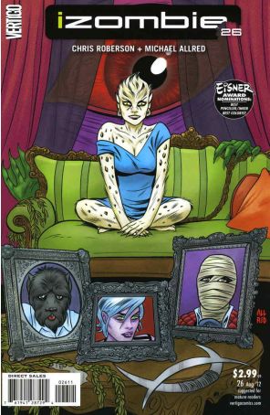 I, Zombie 26 published by DC/Vertigo with cover art by Mike Allred