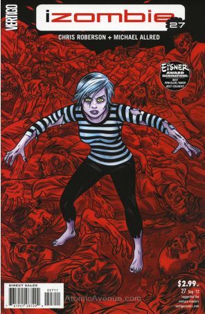 I, Zombie 27 published by DC/Vertigo with cover art by Mike Allred