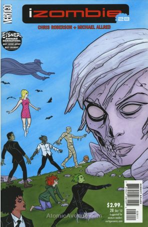 I, Zombie 28 published by DC/Vertigo with cover art by Mike Allred