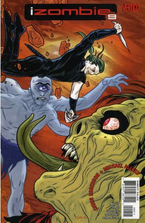 I, Zombie 9 published by DC/Vertigo with cover art by Micheal Allred