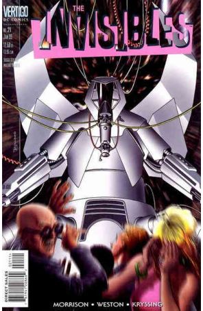 Invisibles (Vol. 2) 21 published by DC/Vertigo with cover art by Brian Bolland