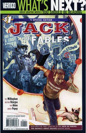 Jack of Fables 1 (2nd) published by DC/Vertigo with cover art by Steve Leialoha