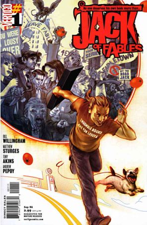 Jack of Fables 1 published by DC/Vertigo with cover art by James Jean