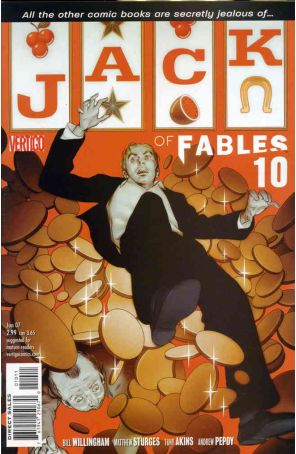 Jack of Fables 10 published by DC/Vertigo with cover art by James Jean