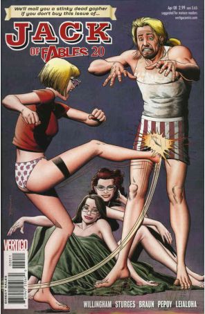 Jack of Fables 20 published by DC/Vertigo with cover art by Brian Bolland