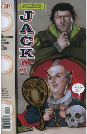 Jack of Fables 21 published by DC/Vertigo with cover art by Zachary Baldus