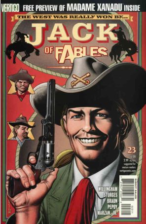 Jack of Fables 23 published by DC/Vertigo with cover art by Brian Bolland