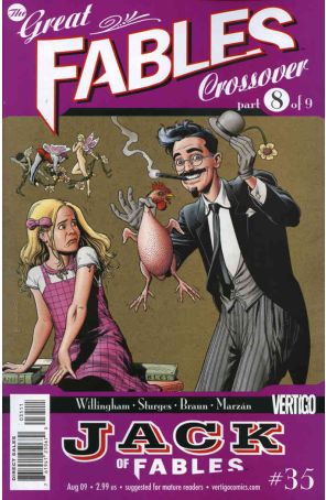 Jack of Fables 35 published by DC/Vertigo with cover art by Brian Bolland