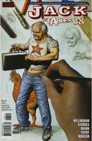 Jack of Fables 38 published by DC/Vertigo with cover art by Brian Bolland