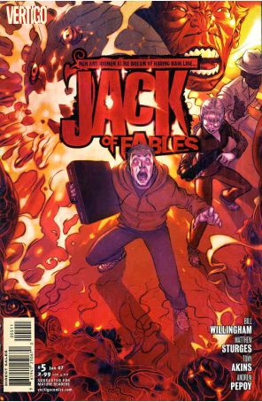 Jack of Fables 5 published by DC/Vertigo with cover art by James Jean