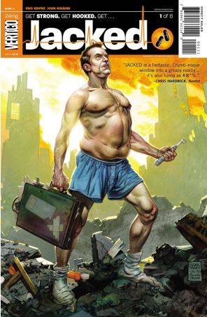 Jacked 1 published by DC/Vertigo with cover art by Glenn Fabry
