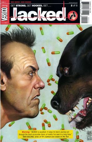Jacked 2 published by DC/Vertigo with cover art by Glenn Fabry