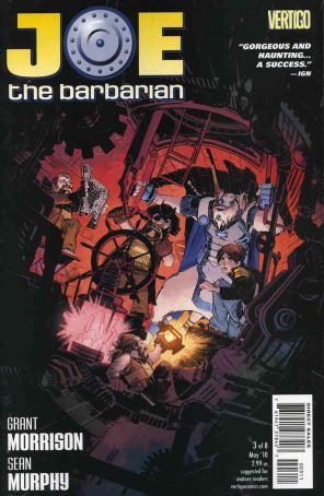 Joe the Barbarian 3 published by DC/Vertigo with cover art by Sean Murphy