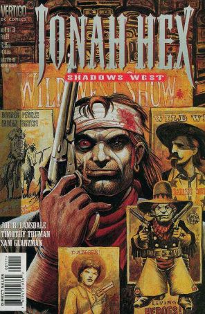 Jonah Hex: Shadows West 1 published by DC/Vertigo with cover art by Timothy Truman
