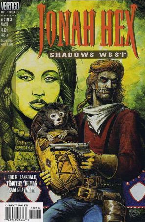 Jonah Hex: Shadows West 2 published by DC/Vertigo with cover art by Timothy Truman
