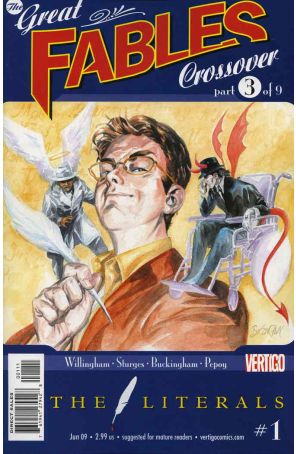 The Literals 1 published by DC/Vertigo with cover art by Mark Buckingham