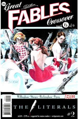 The Literals 2 published by DC/Vertigo with cover art by Mark Buckingham