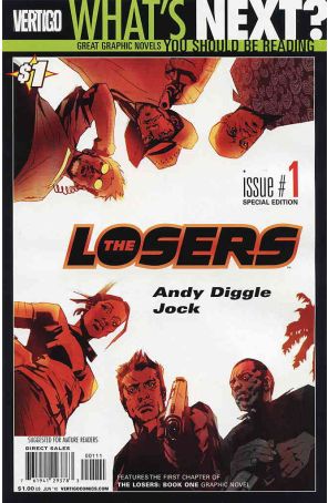 The Losers 1 (2nd) published by DC/Vertigo with cover art by Jock