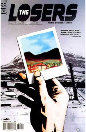 The Losers 10 published by DC/Vertigo with cover art by Jock