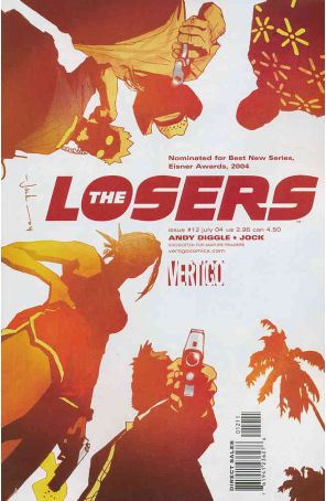 The Losers 12 published by DC/Vertigo with cover art by Jock